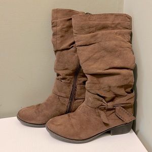 Kenneth Cole Reaction Chloe Twist Caramel Boot size 1